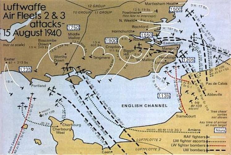 Maps Mania The Battle Of Britain Map - Bank2home.com