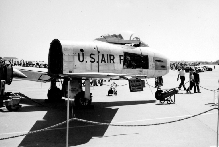 03 Wheelus Front Section F86 Sabre wo