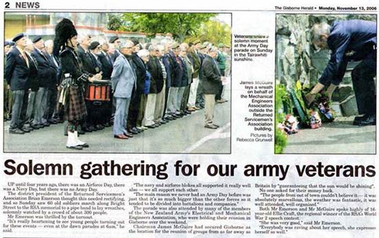 Wreath Laying