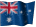 Small animated Australian flag graphic for a white background