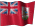Small animated Bermudian flag graphic for a white background