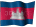 Small animated Cambodian flag graphic for a white background