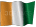 Small animated Ivoirian flag graphic for a white background