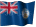 Small animated Falkland Island flag graphic for a white background