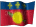 Small animated Guadeloupe flag graphic for a white background