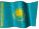 Small animated Kenyan flag graphic for a white background