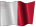 Small animated Mauritian flag graphic for a white background