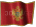 Small animated Montenegrin flag graphic for a white background