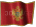 Small animated Moroccan flag graphic for a white background