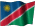 Small animated Nepalese flag graphic for a white background