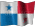 Small animated Panamanian flag graphic for a white background