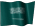 Small animated Senegalese flag graphic for a white background