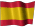 Small animated Sri Lankan flag graphic for a white background