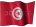 Small animated Tunisian flag graphic for a white background
