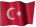 Small animated Ugandan flag graphic for a white background