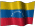 Small animated Venezuelan flag graphic for a white background
