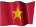 Small animated Yemeni flag graphic for a white background